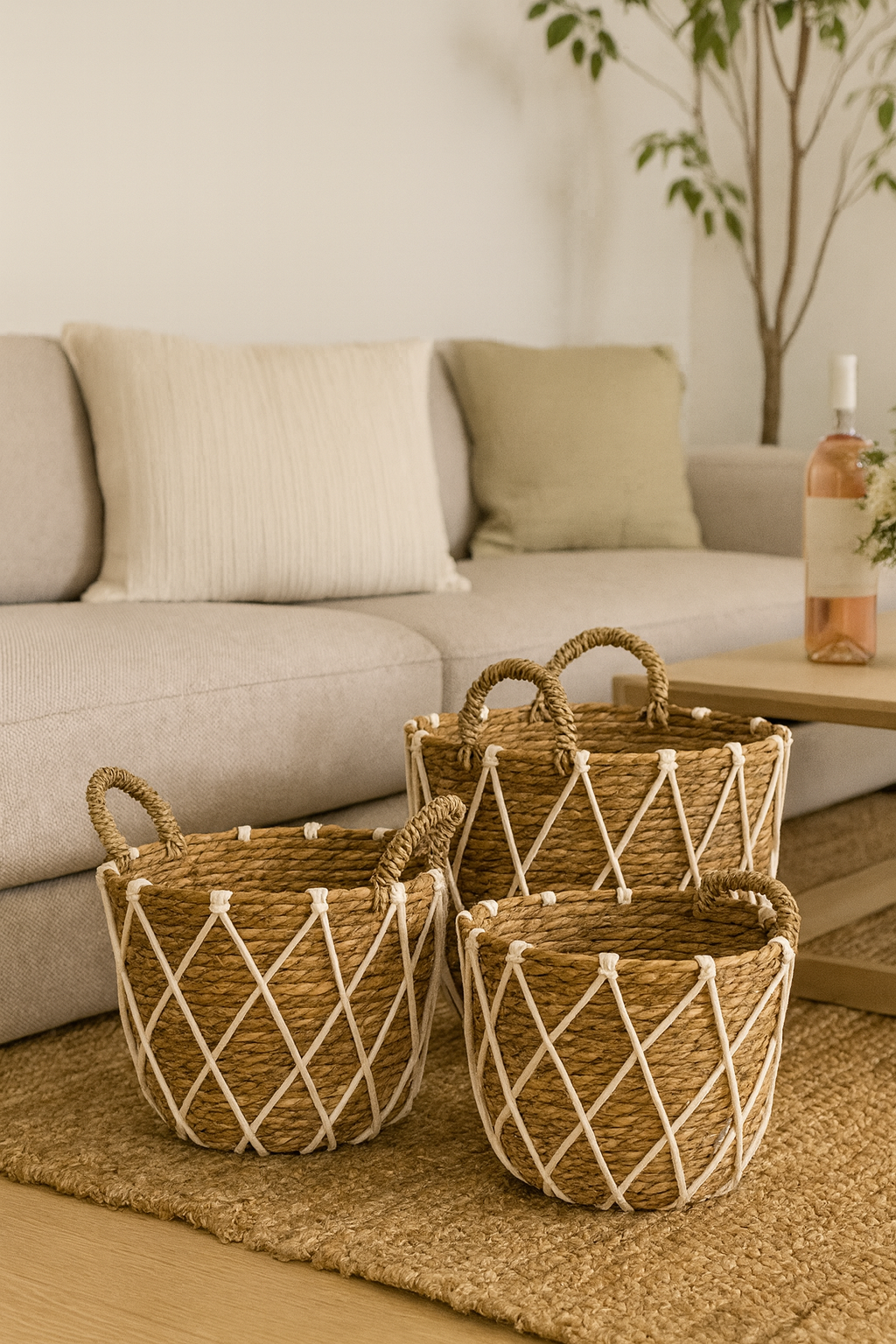 Set 3 Canastas Decorativas