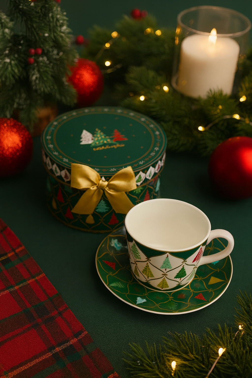 Taza Tree Gift Box Porcelana