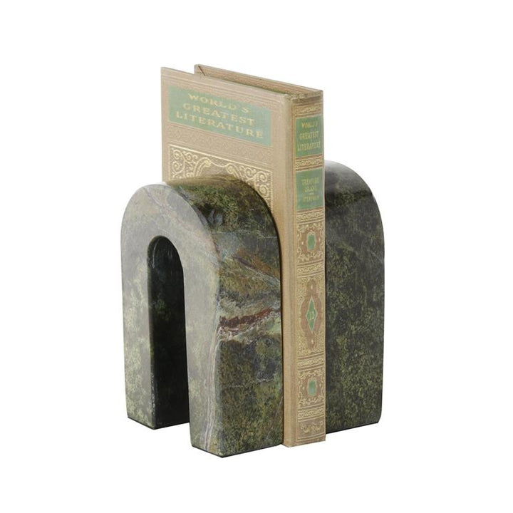 Soporte Para Libros De Mármol Verde