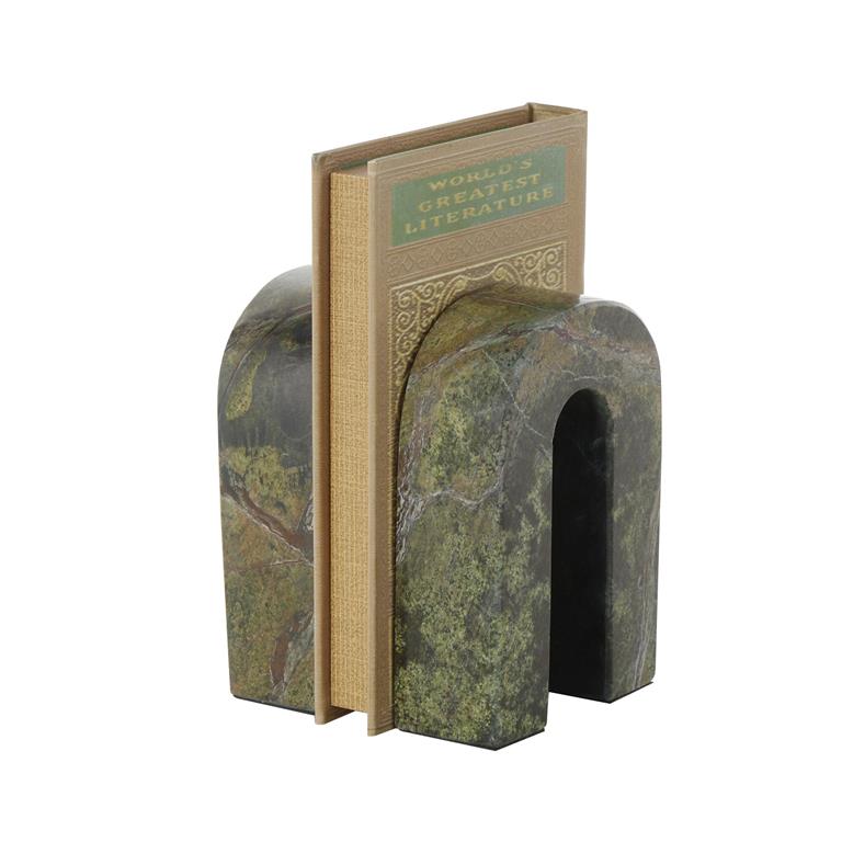 Soporte Para Libros De Mármol Verde