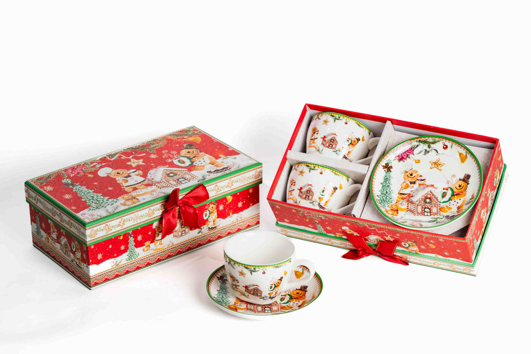 Set 2 Tazas Café Timeless Red
