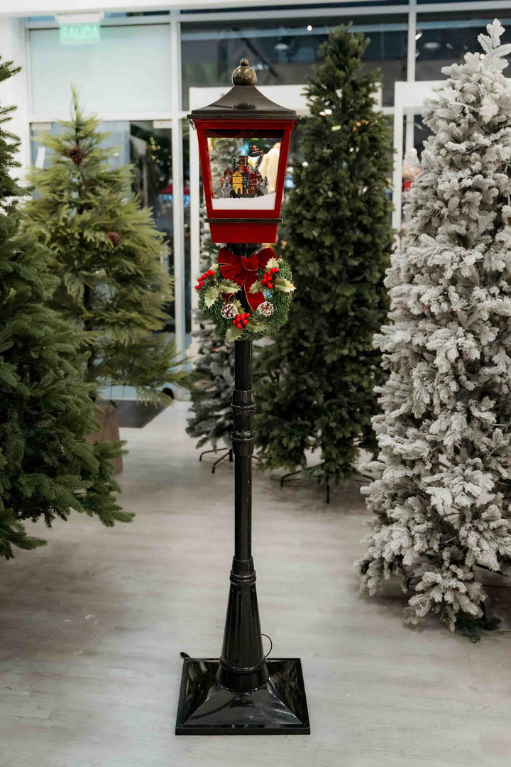 Faro Negro Pedestal 184Cm