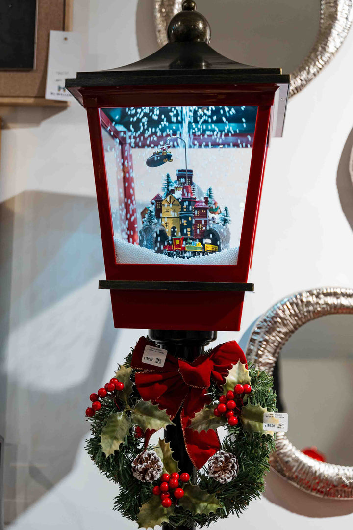 Faro Negro Pedestal 184Cm