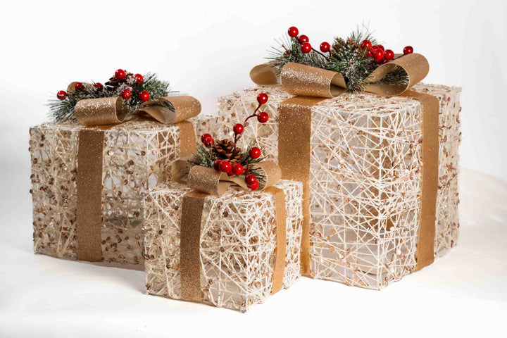 Caja De Regalo Gold 15.20.25Cm