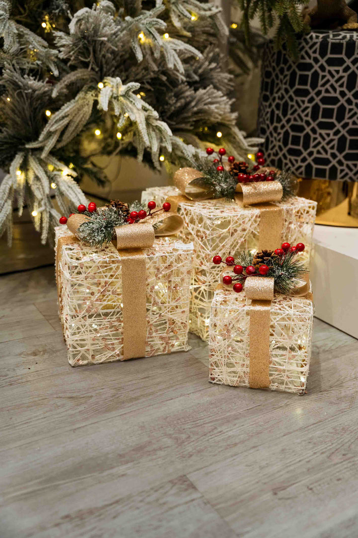 Caja De Regalo Gold 15.20.25Cm