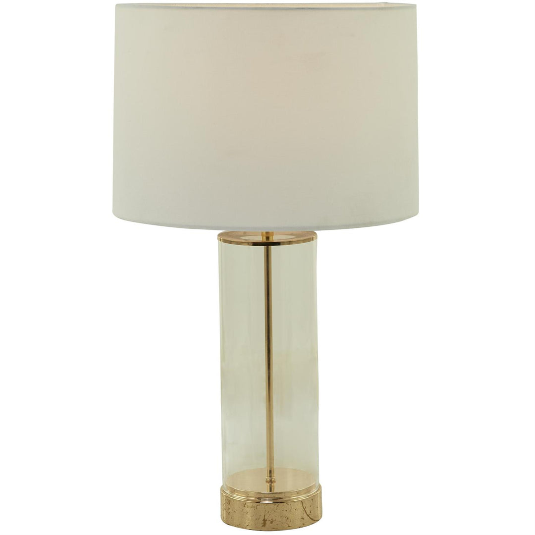 Lampara De Mesa Vidrio 36Cm Ancho X 64Cm Alto X 36Cm Profundidad