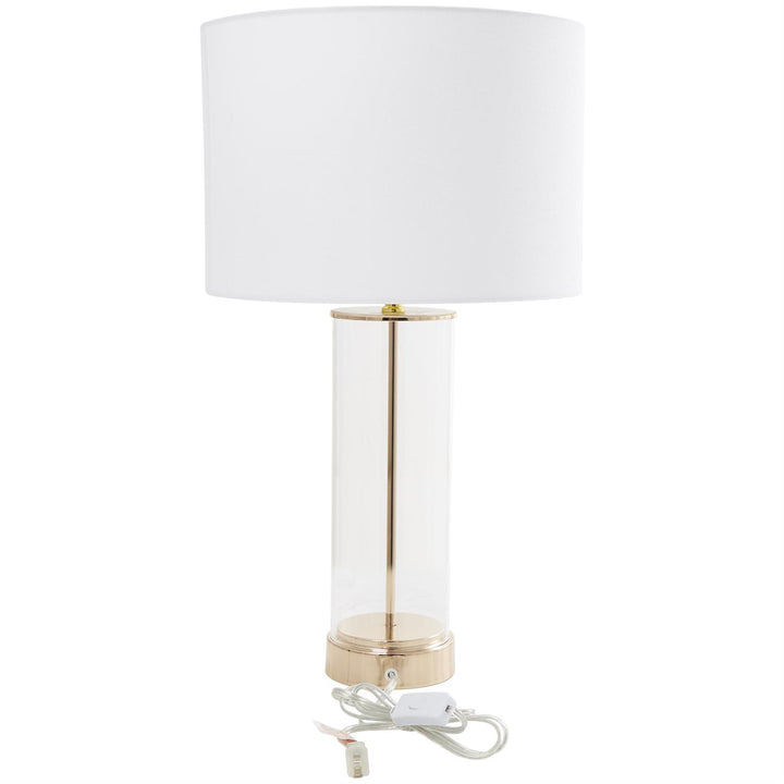 Lampara De Mesa Vidrio 36Cm Ancho X 64Cm Alto X 36Cm Profundidad