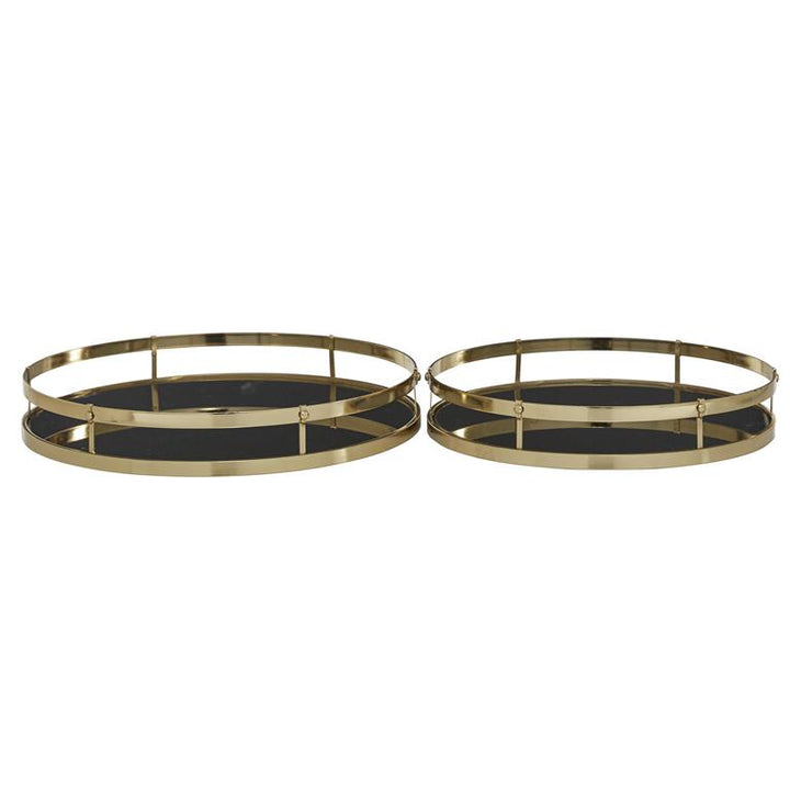 Bandeja Metal Vidrio S/2