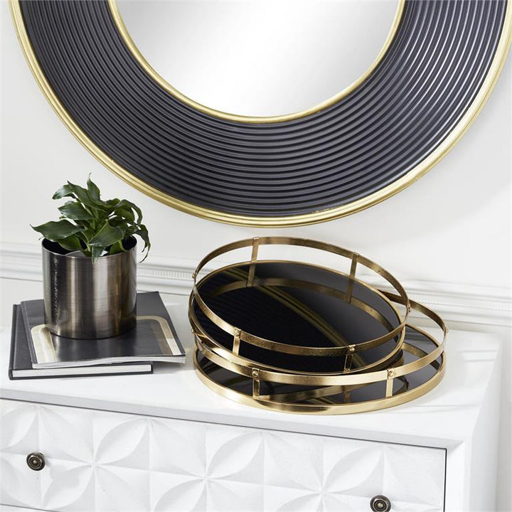 Bandeja Metal Vidrio S/2