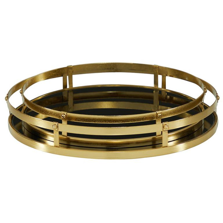 Bandeja Metal Vidrio S/2