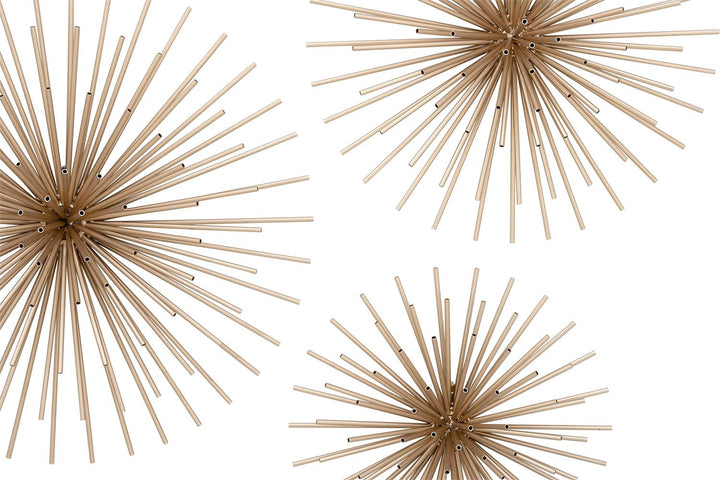 Metal De Pared Decor S/3 41, 51, 61 Cm De Ancho