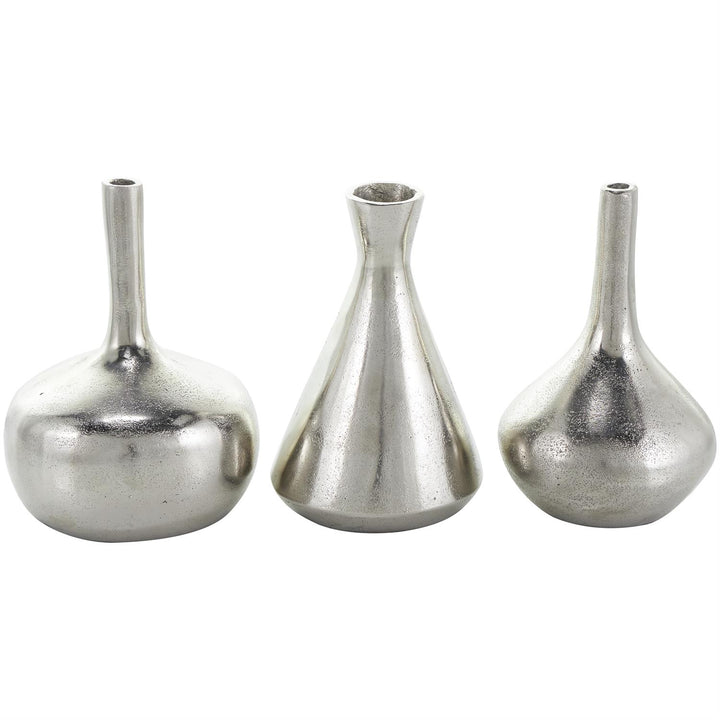 Jarrón Champagne Auminio T/3 14Cm Ancho X 20Cm Alto X 14Cm Fondo