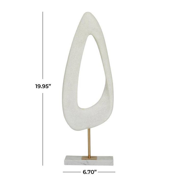 Escultura De Resina 18Cm Ancho X 34Cm Alto X 9Cm Fondo