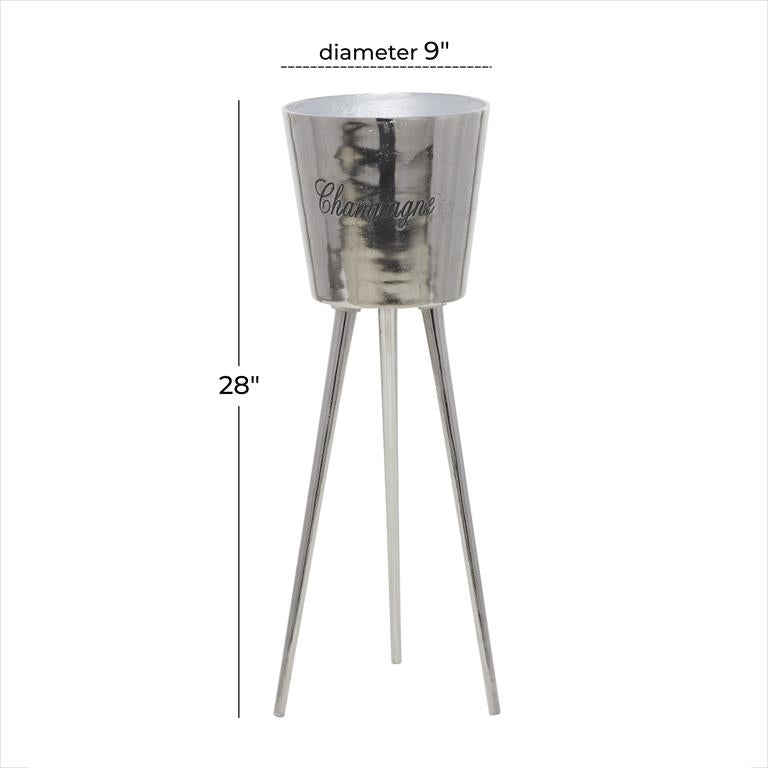 Cubo Para Vino De Aluminio Slv