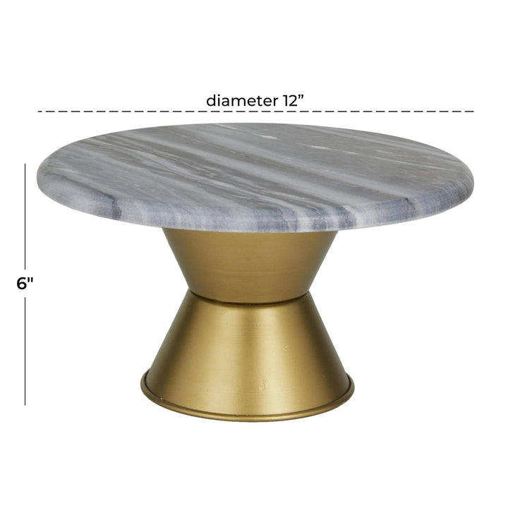 Stand De Marmol Para Servicio De Mesa 30Cm Ancho X 15Cm Alto X 0Cm Profundidad