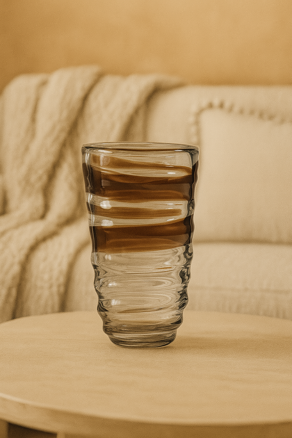Cristal Florero Round "A"