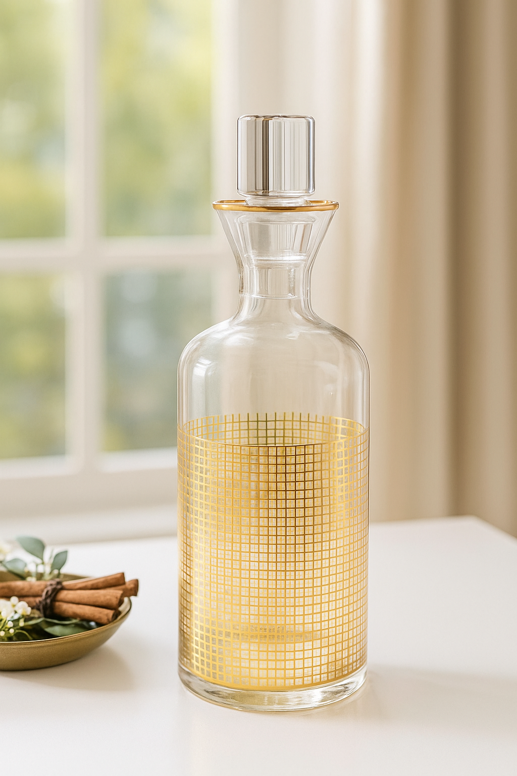 Gold Jar Decor