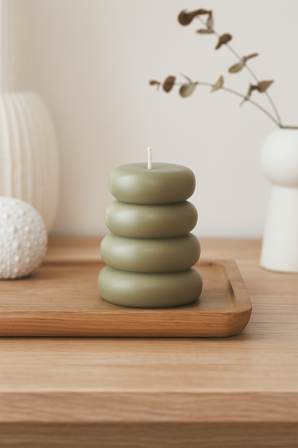 Vela Decor Gris