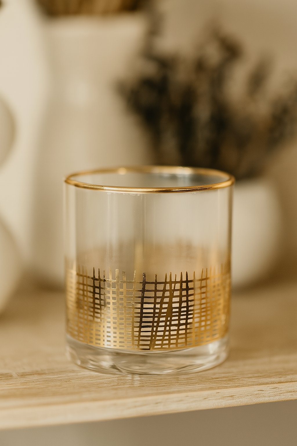 Cristal Glass Gold