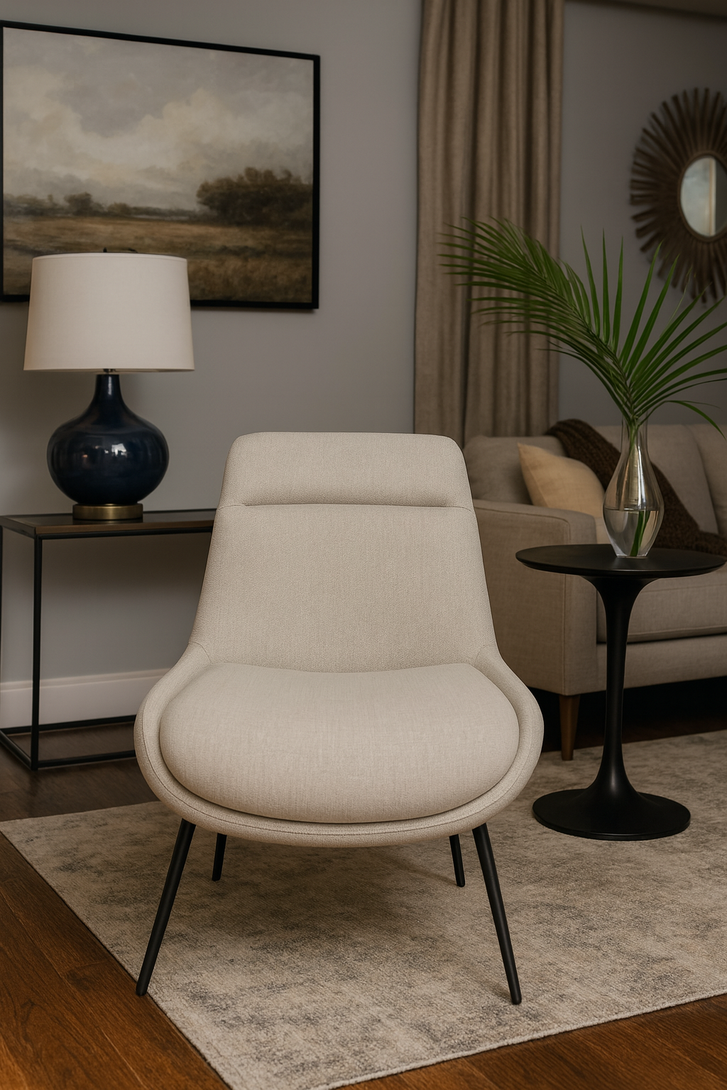 Poltrona Accent Gris Claro
